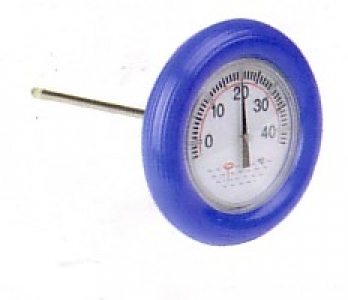 Termometro galleggiante con anello azzurro - Img 1